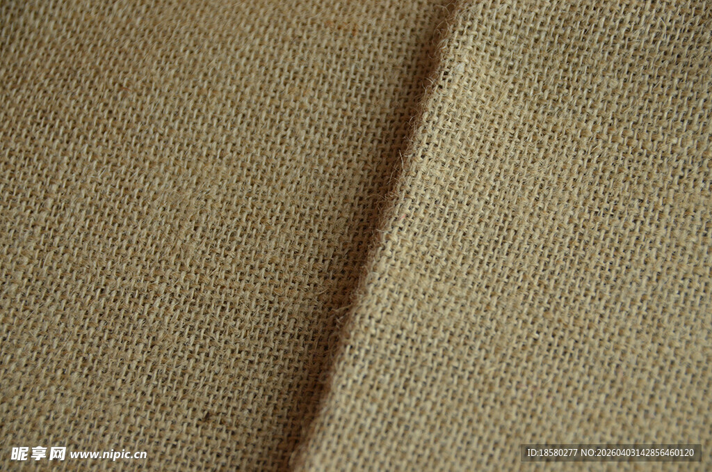 浅棕色织物纹理特写
