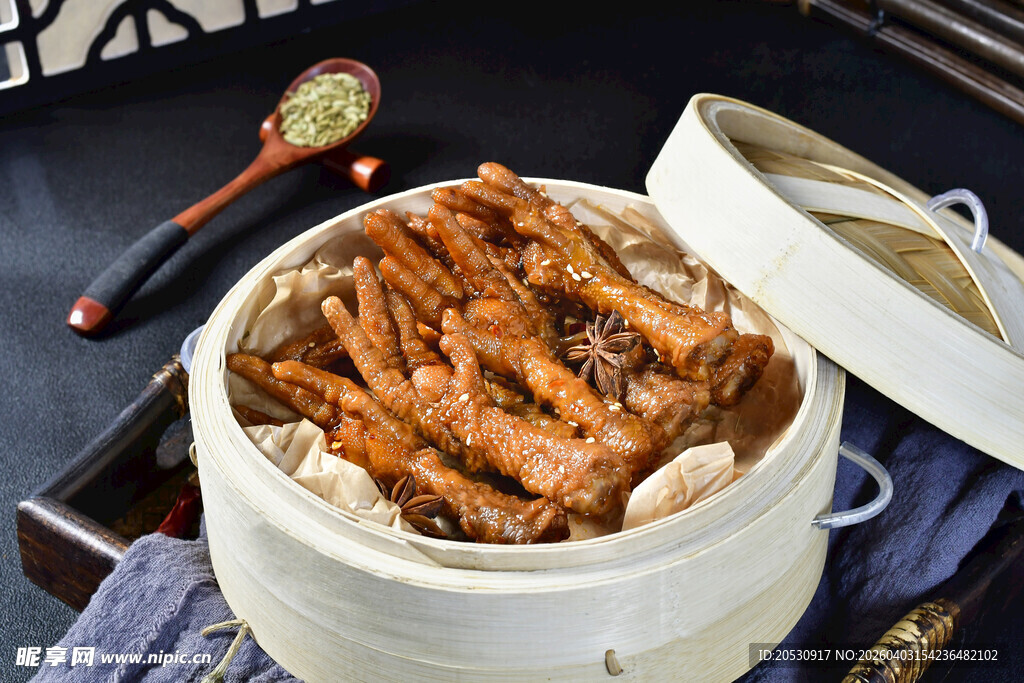 虎皮凤爪虎皮鸡爪高清图片