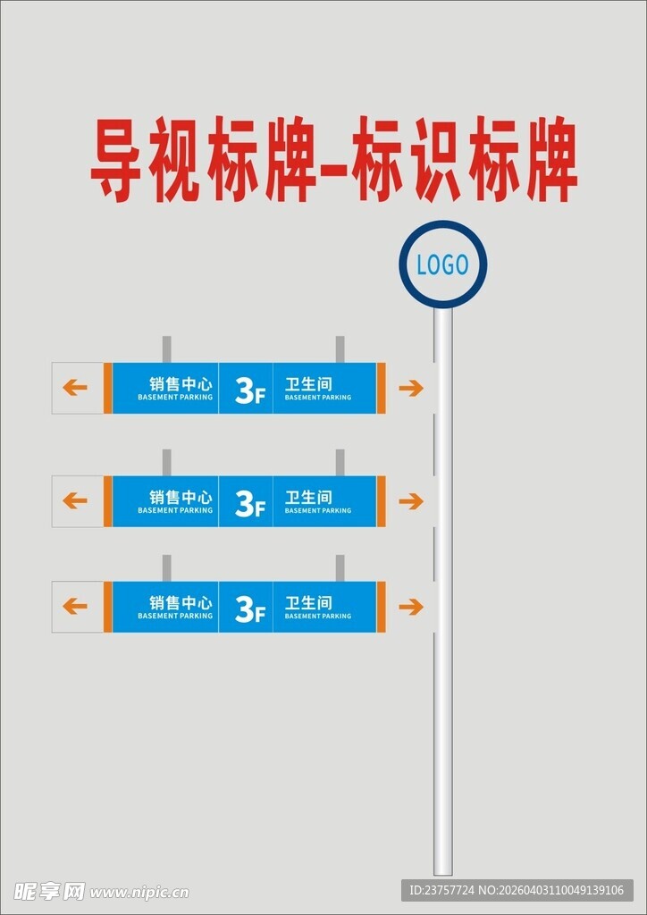 导视标识牌设计展示