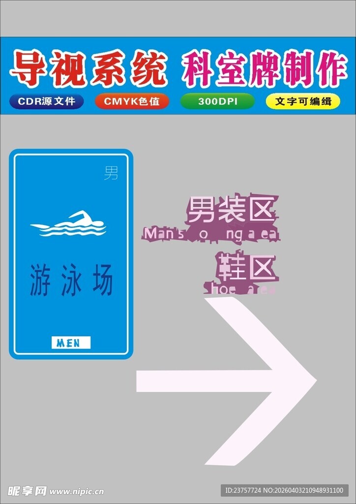 导航系统指示牌