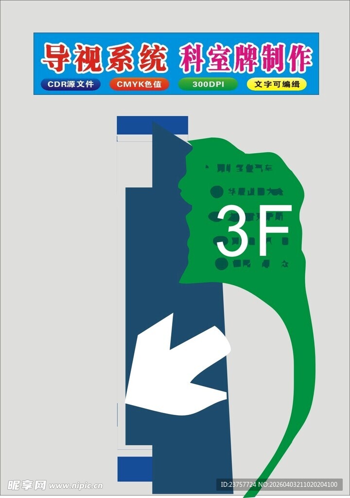 3F导视牌