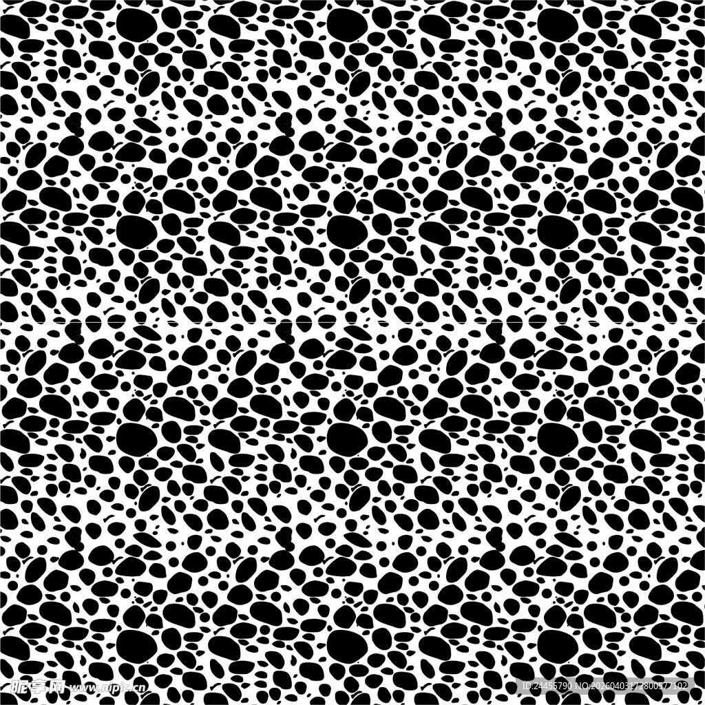黑白几何点状纹理图案