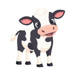 卡通奶牛