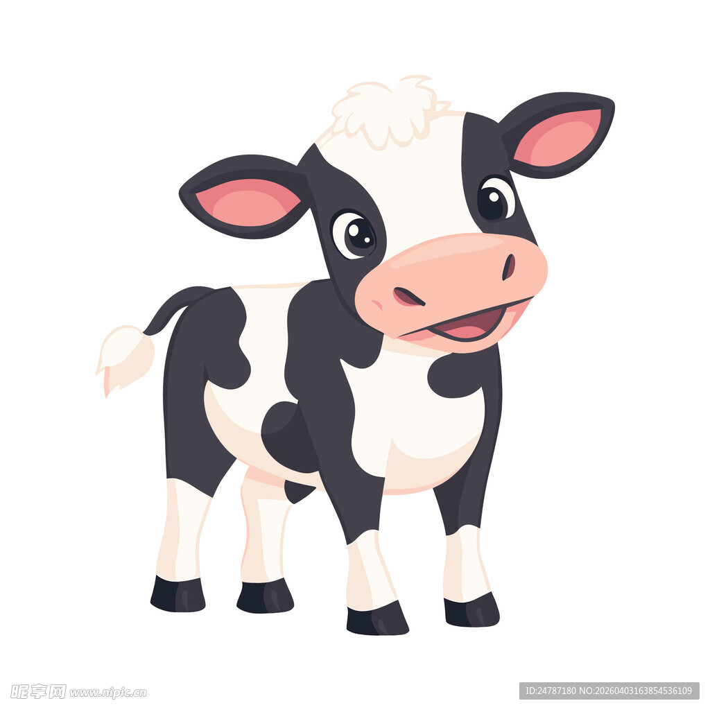 卡通奶牛