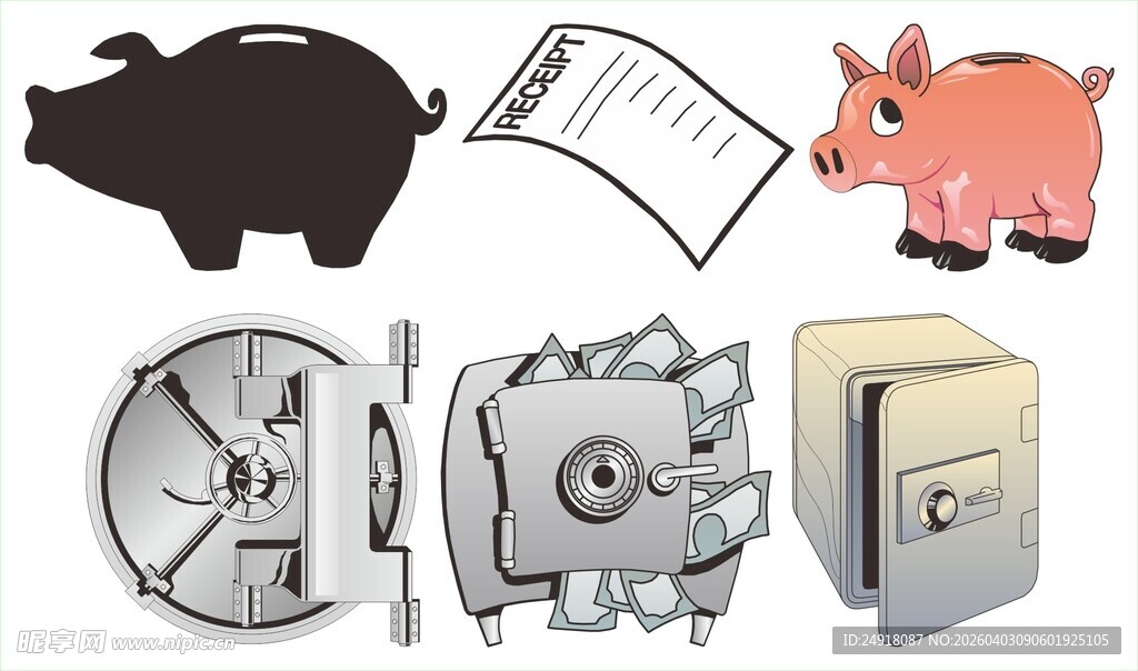 储蓄与理财相关物品集合