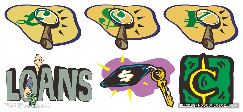 贷款相关图标集合