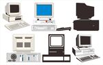 复古计算机设备展示