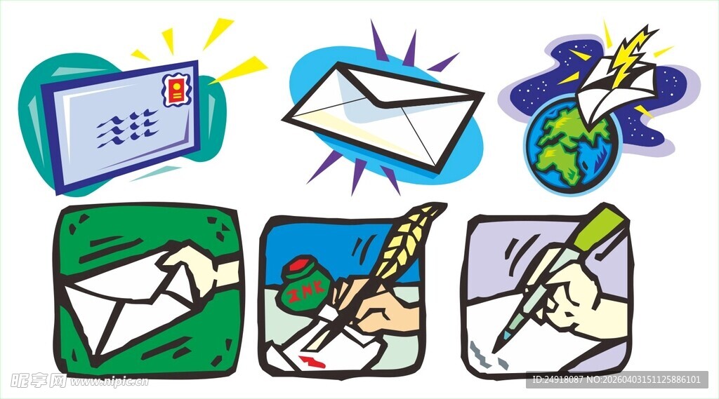 多样通信与书写元素集合