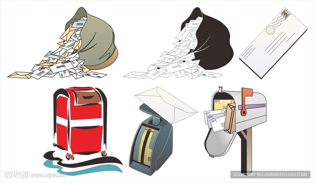 户外旅行装备集合展示