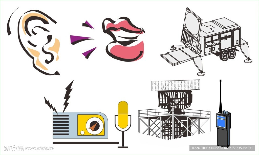 多样音频与通信设备展示