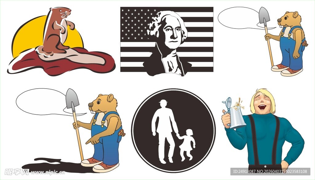 多样人物形象与符号元素