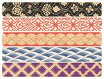 多彩民族风花纹图案集合