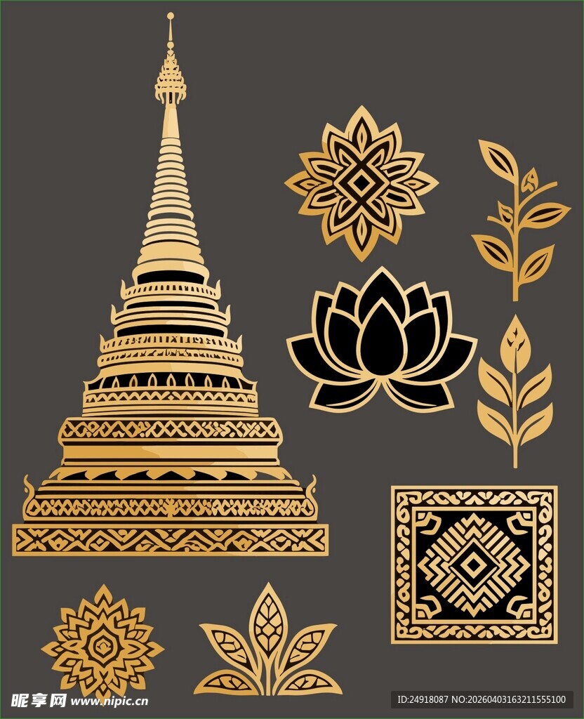 泰国传统建筑与装饰元素