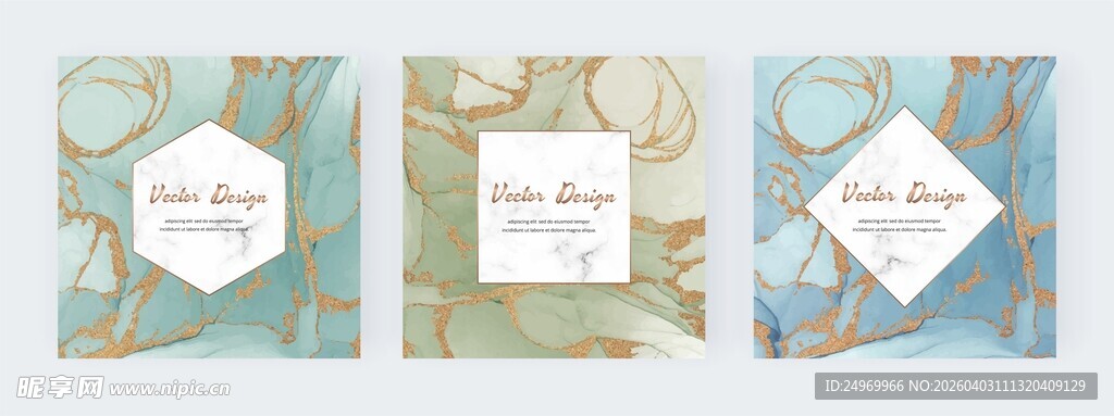 几何图案装饰卡片设计