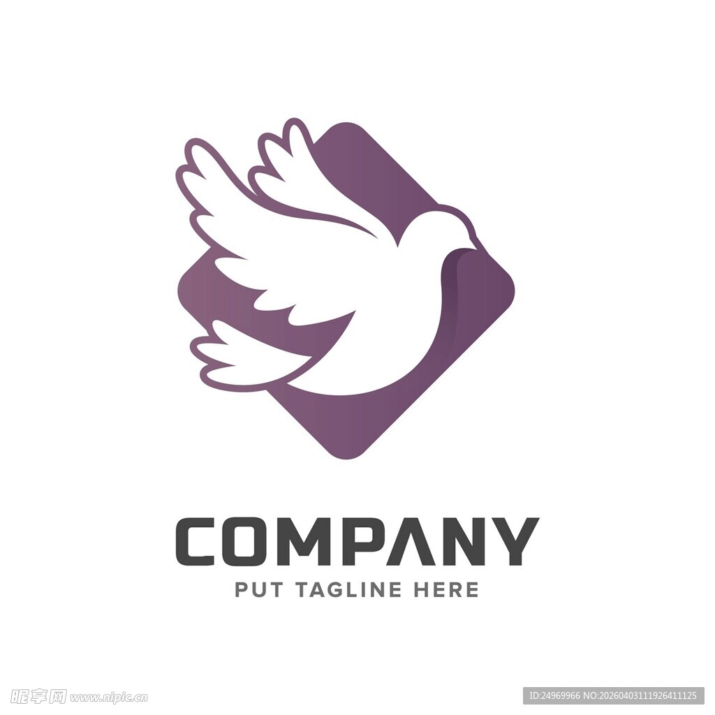 白鸽公司标志设计