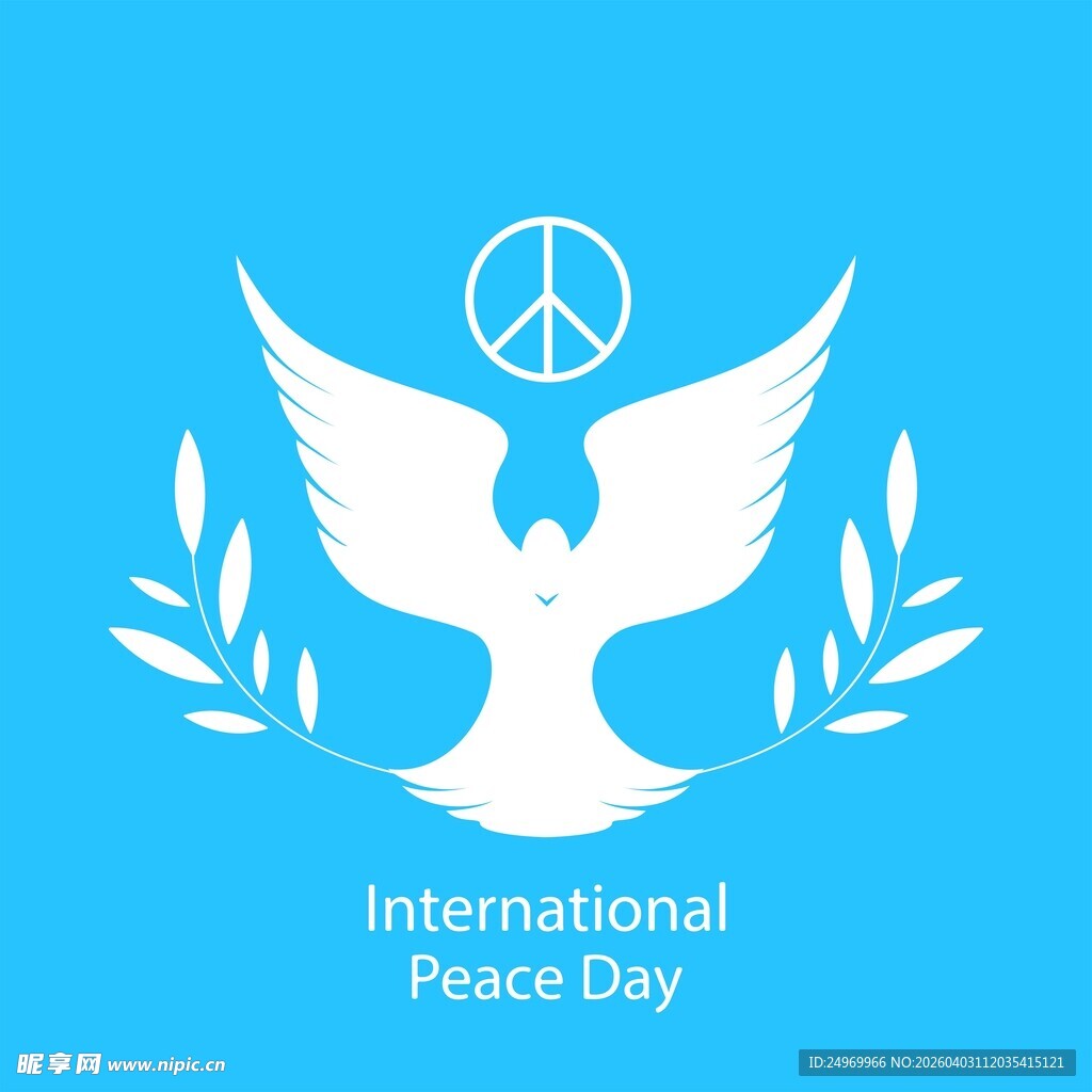 国际和平日标志图案