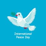 国际和平日和平鸽插画