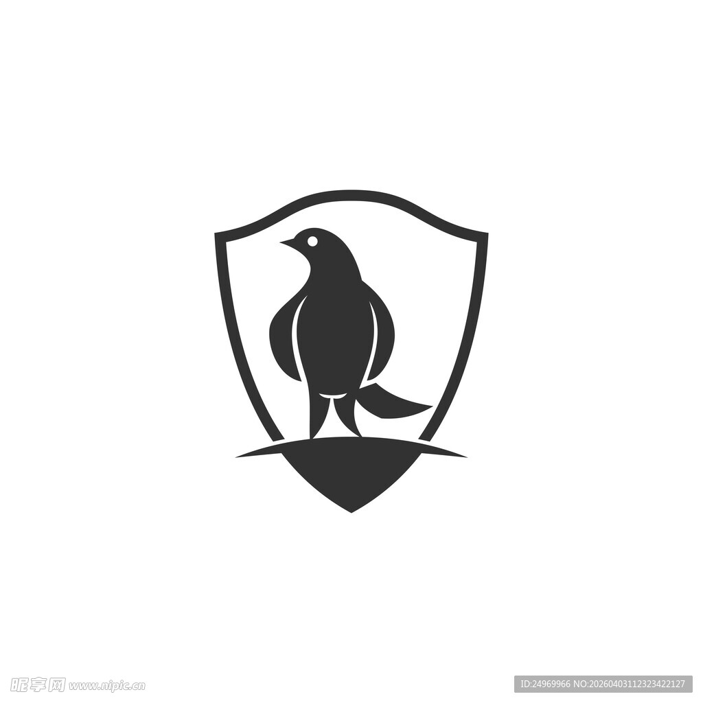 盾牌上的鹰标志设计