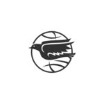 篮球飞鸟标志设计