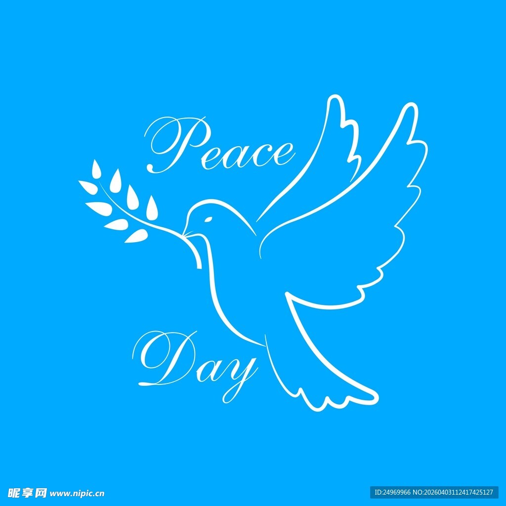 和平日标志图案