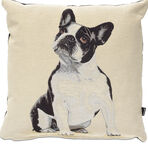 波士顿梗图案抱枕