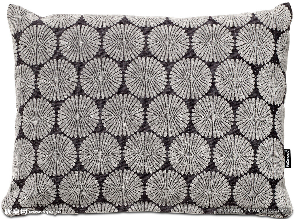 几何图案灰色抱枕