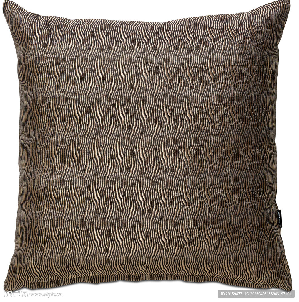 棕色纹理抱枕