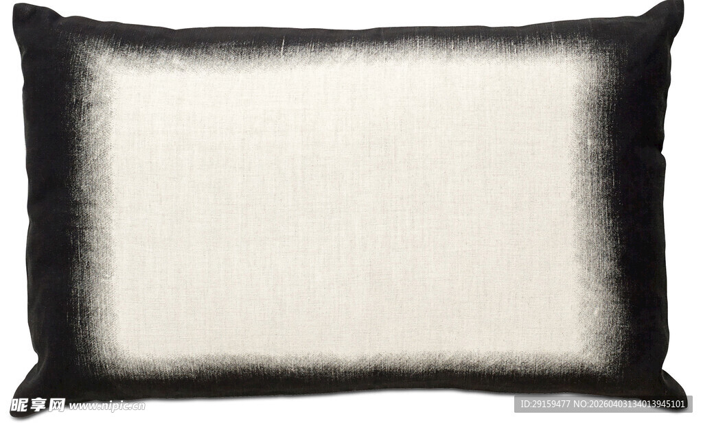 简约黑白渐变抱枕