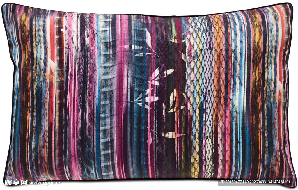 多彩民族风条纹抱枕