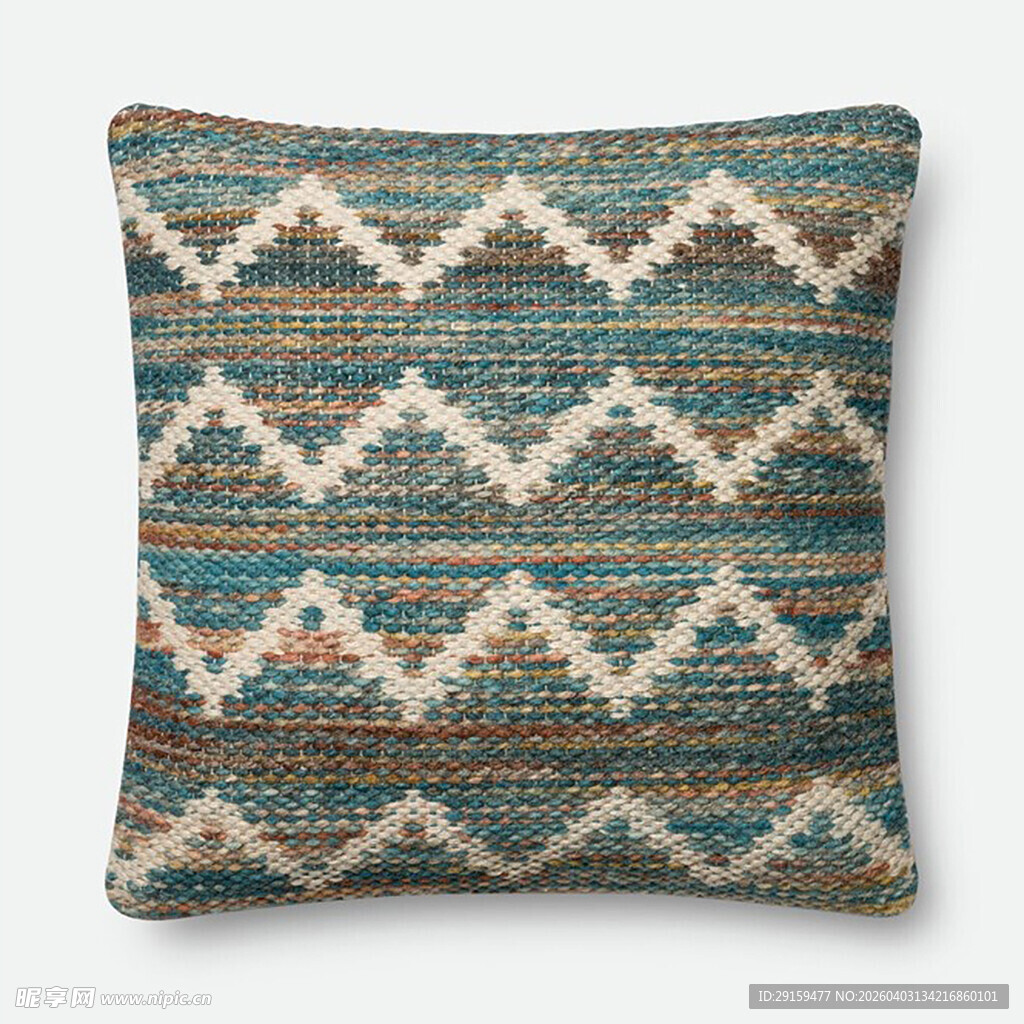 几何图案多彩抱枕