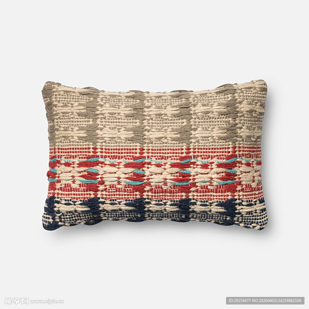 民族风条纹图案抱枕