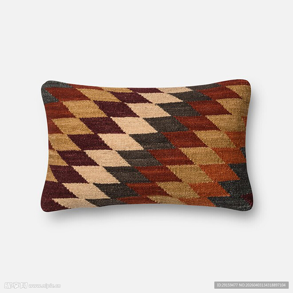 几何图案彩色抱枕