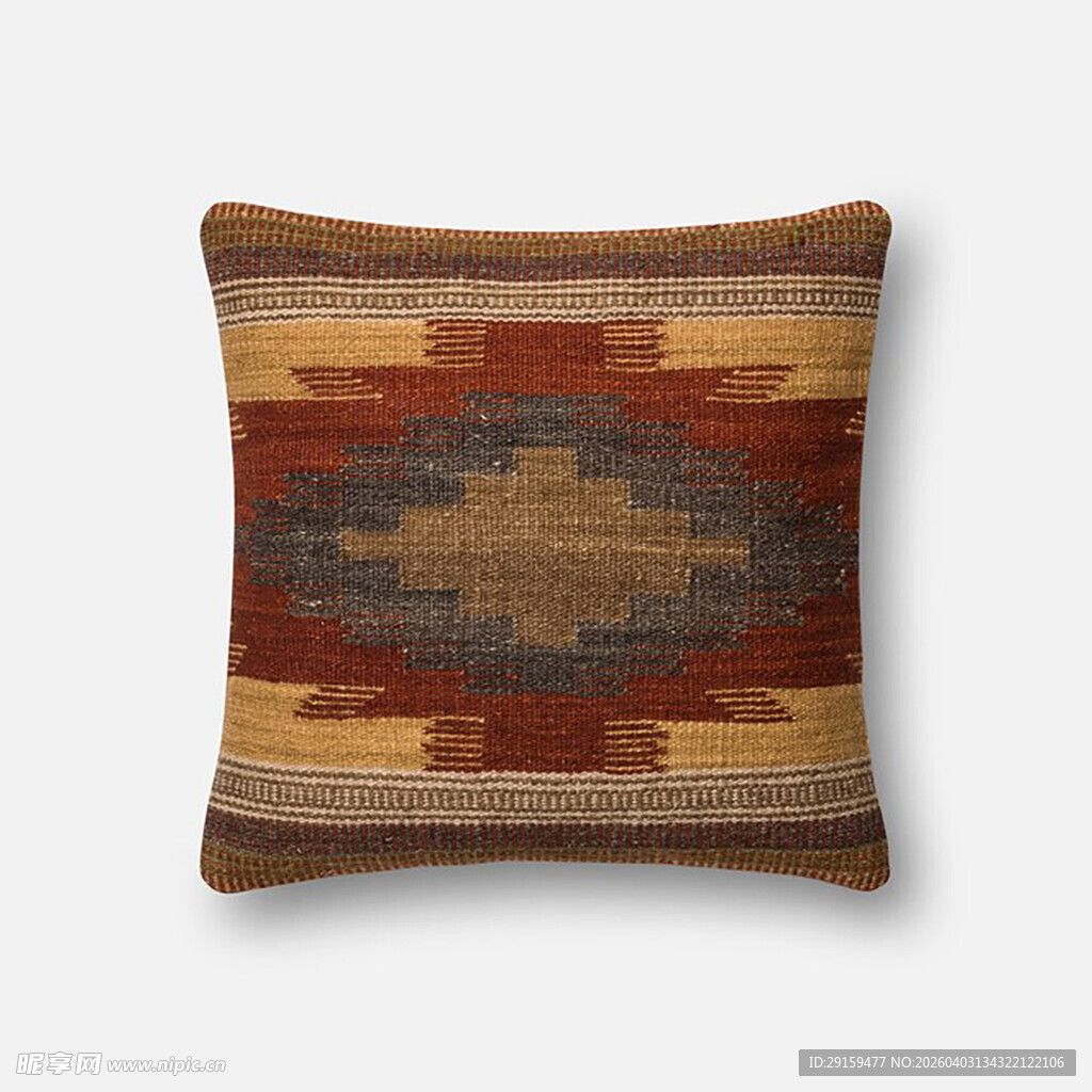 民族风几何图案抱枕