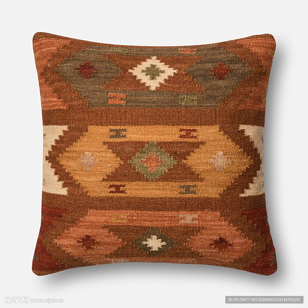 民族风几何图案抱枕