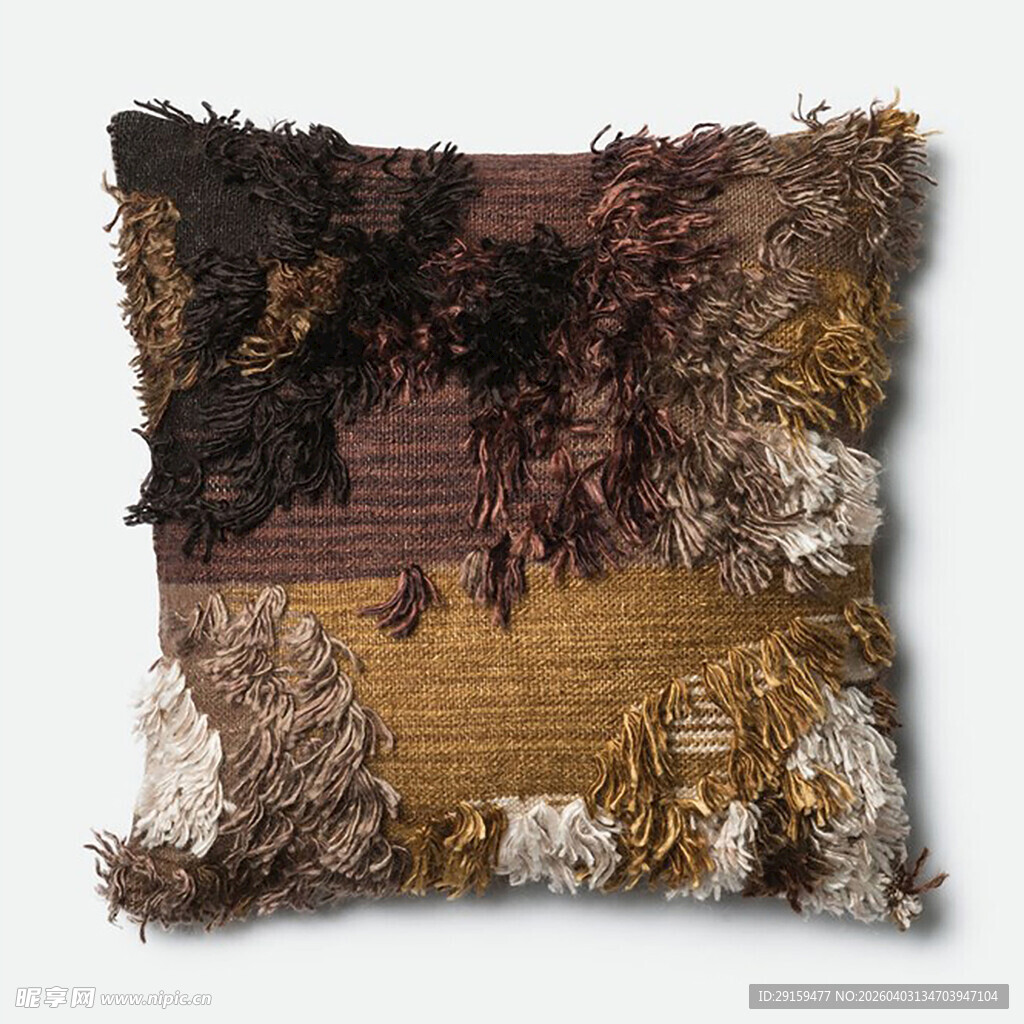 手工编织纹理抱枕