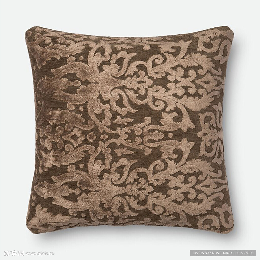 复古花纹抱枕