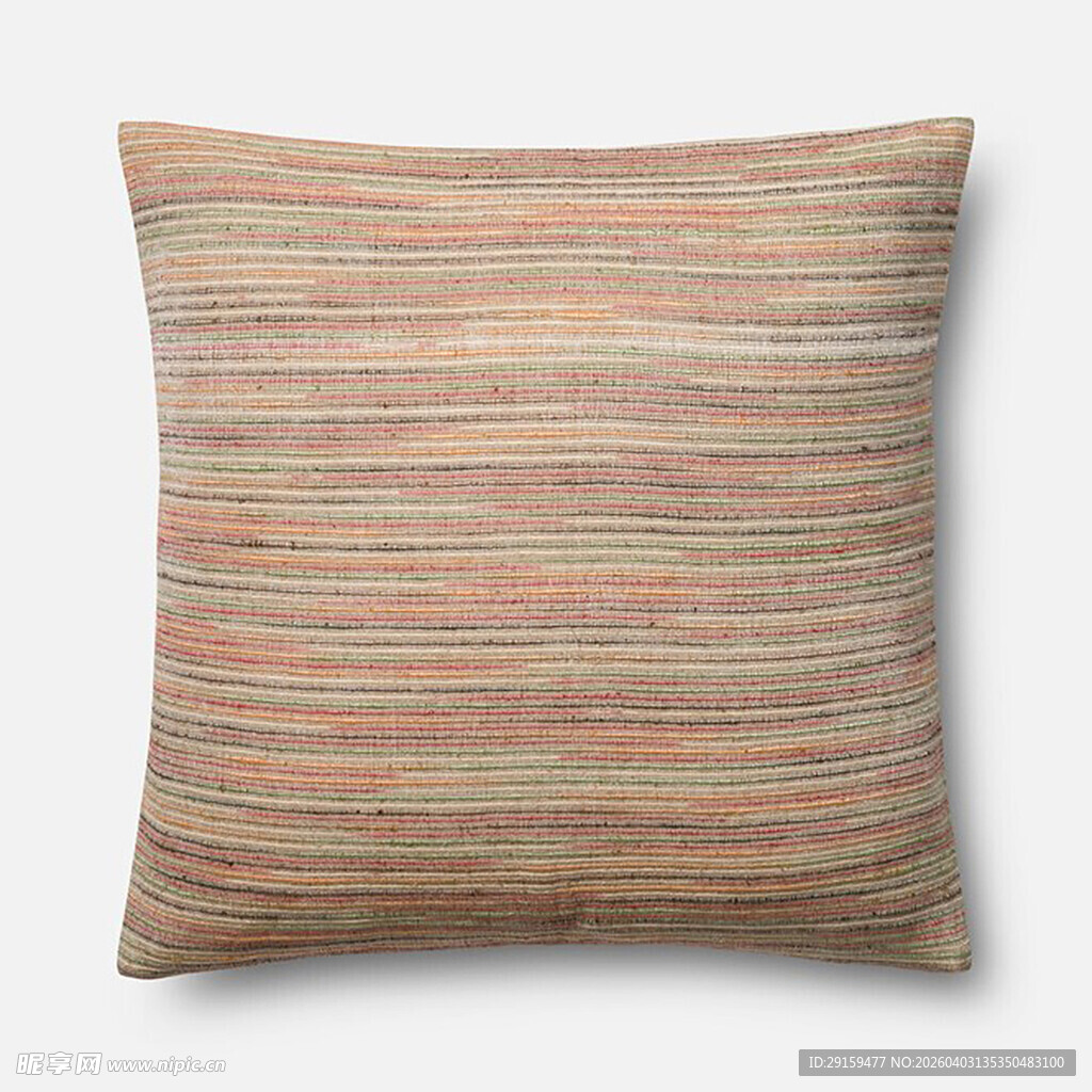 条纹抱枕