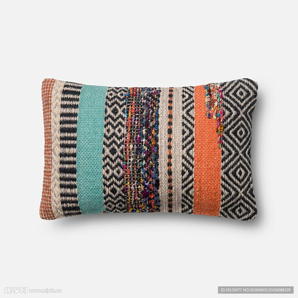 民族风条纹抱枕