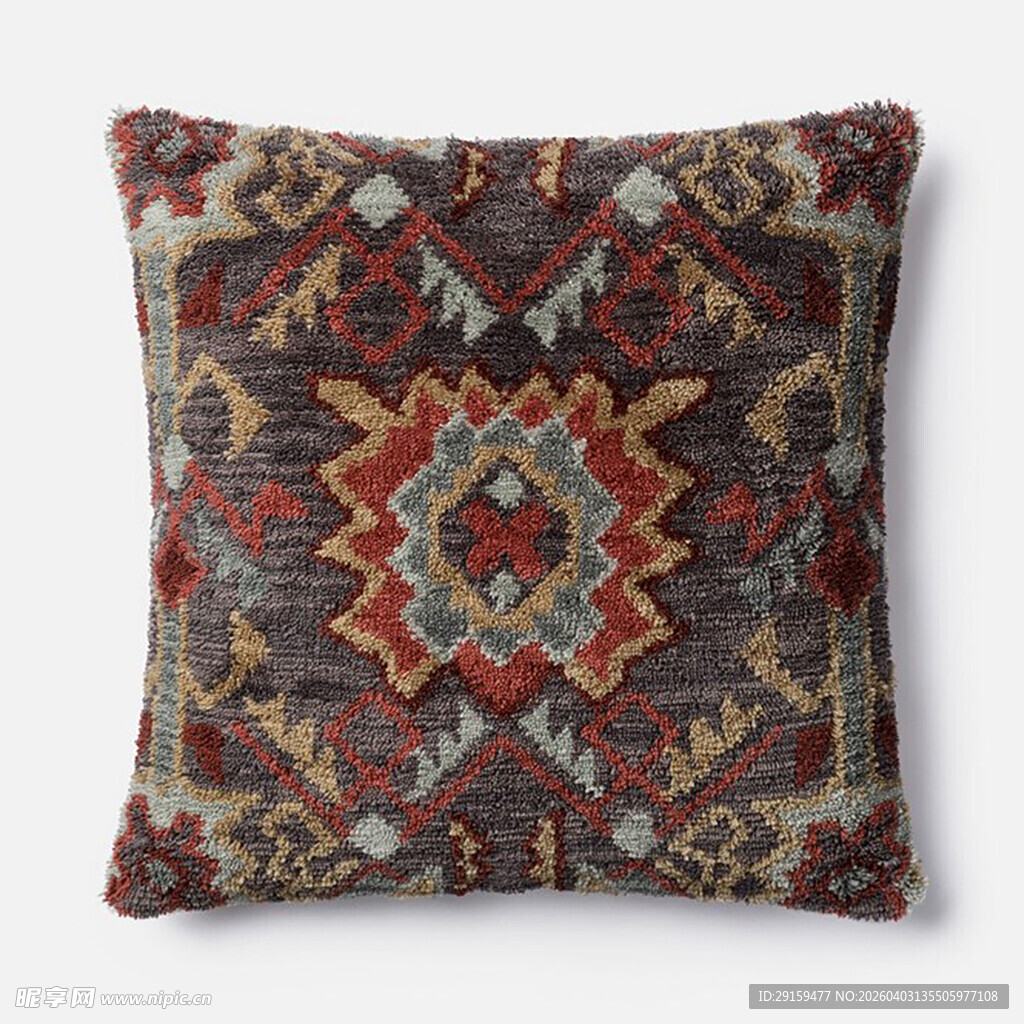 民族风几何图案抱枕