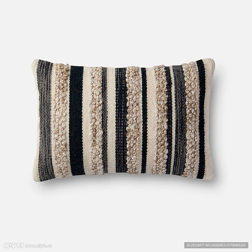 条纹抱枕