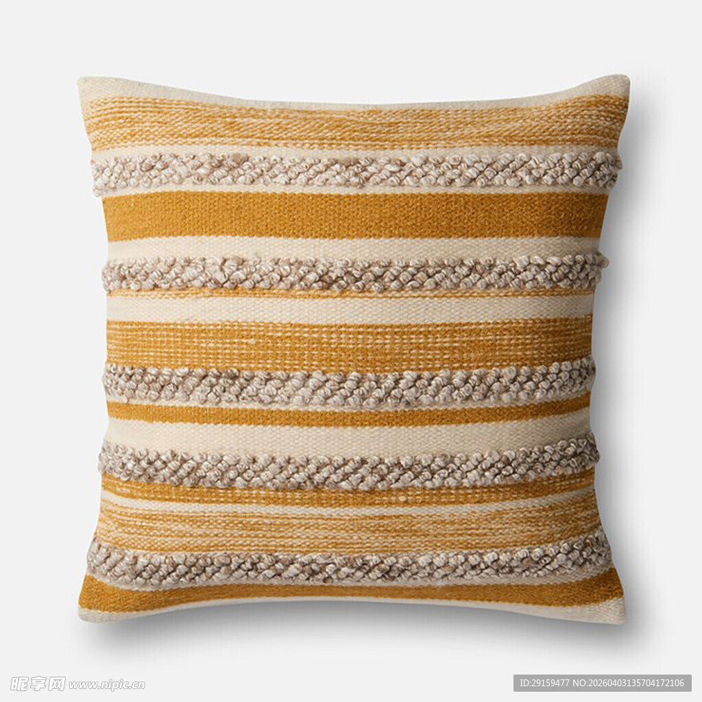 条纹装饰抱枕