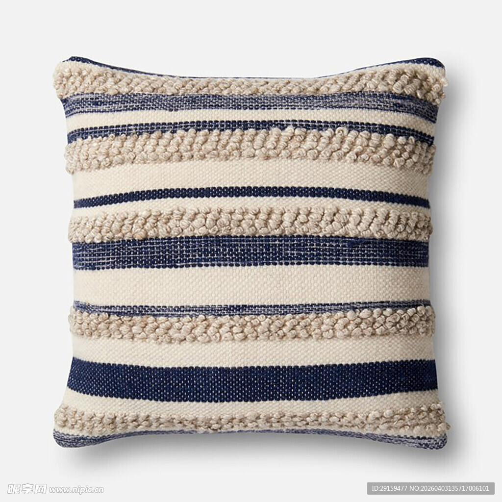 条纹装饰抱枕