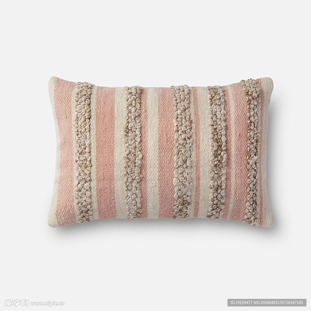 条纹图案抱枕