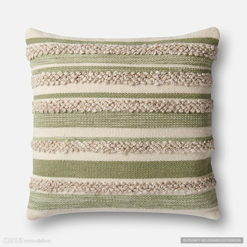 条纹图案抱枕
