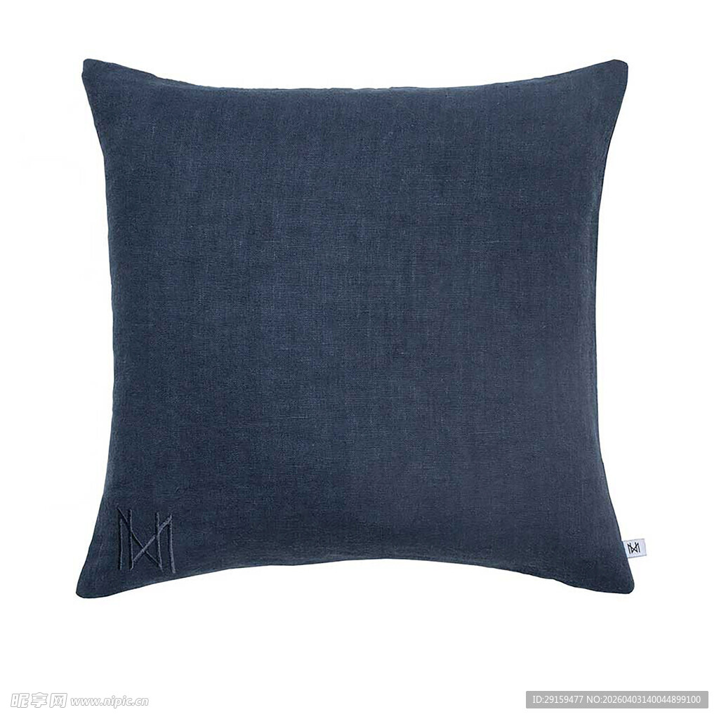 深蓝色方形抱枕