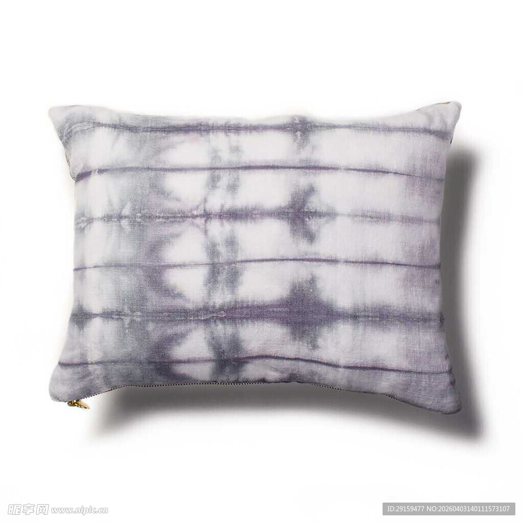 扎染风条纹抱枕
