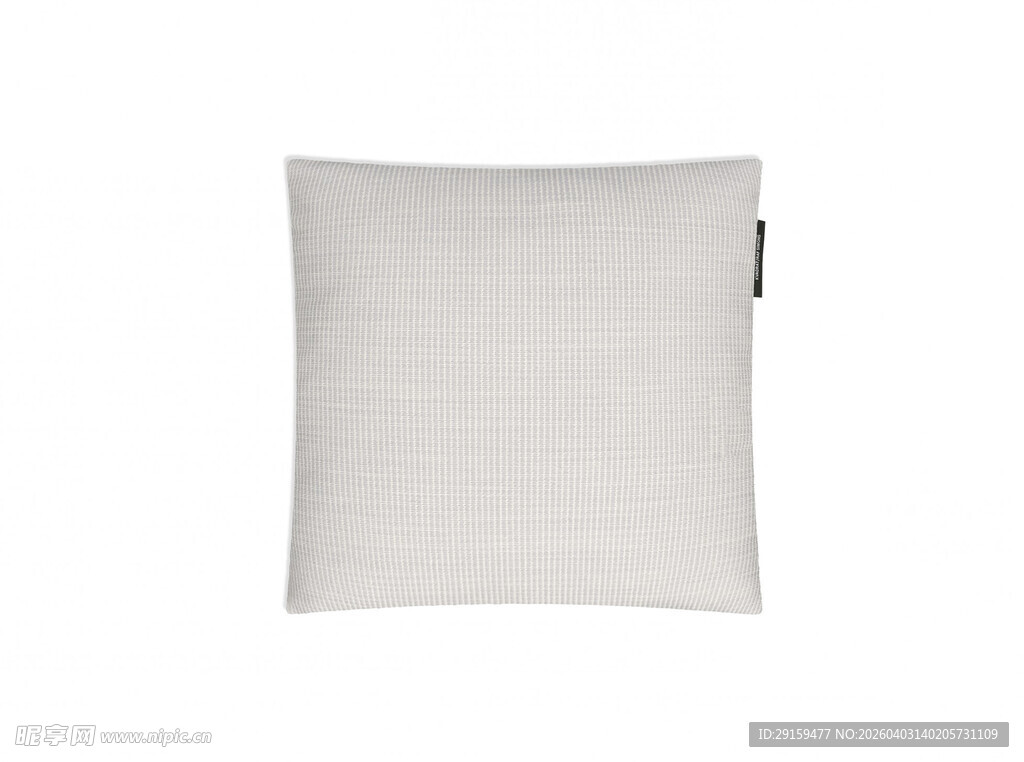 简约白色抱枕