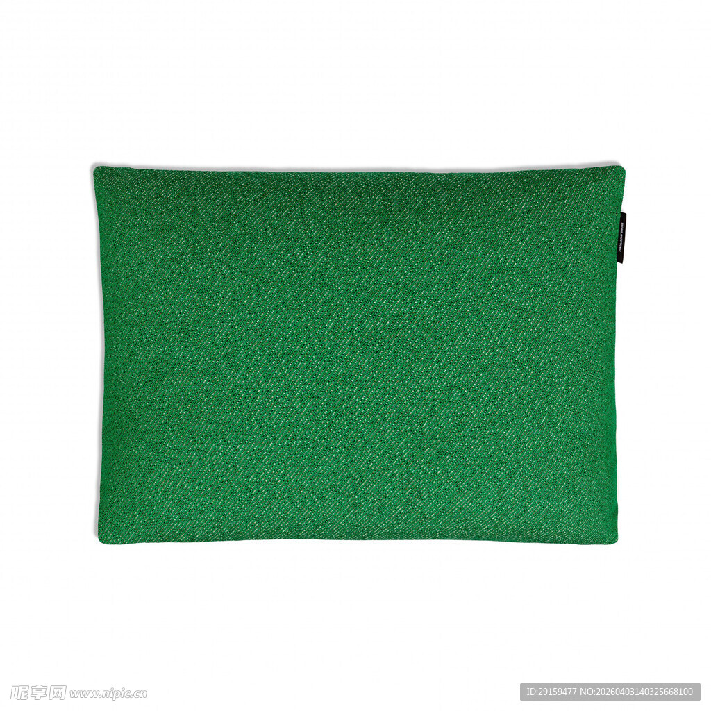 绿色简约方形抱枕