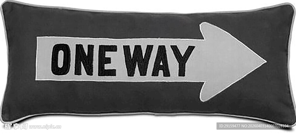 单向箭头标识牌