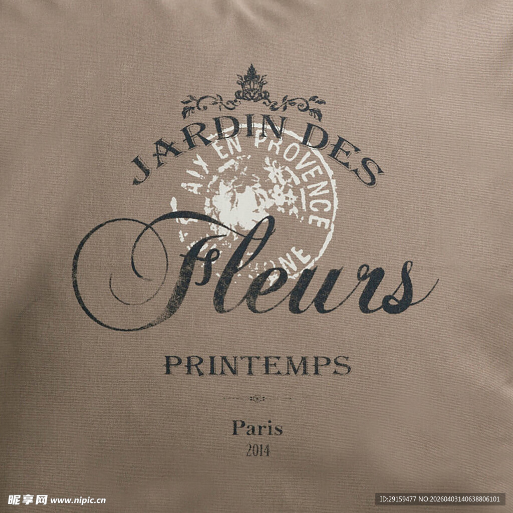 巴黎春季花卉印花布样